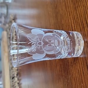 Disney Etched Minnie Mouse shot glass